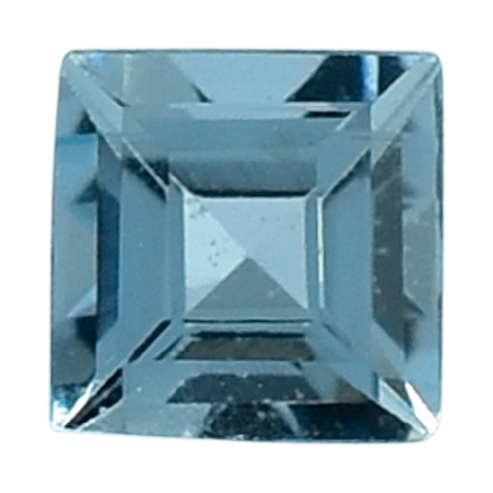 AQUAMARINE CUT SQUARE (A++) 2.50MM 0.09 Cts.