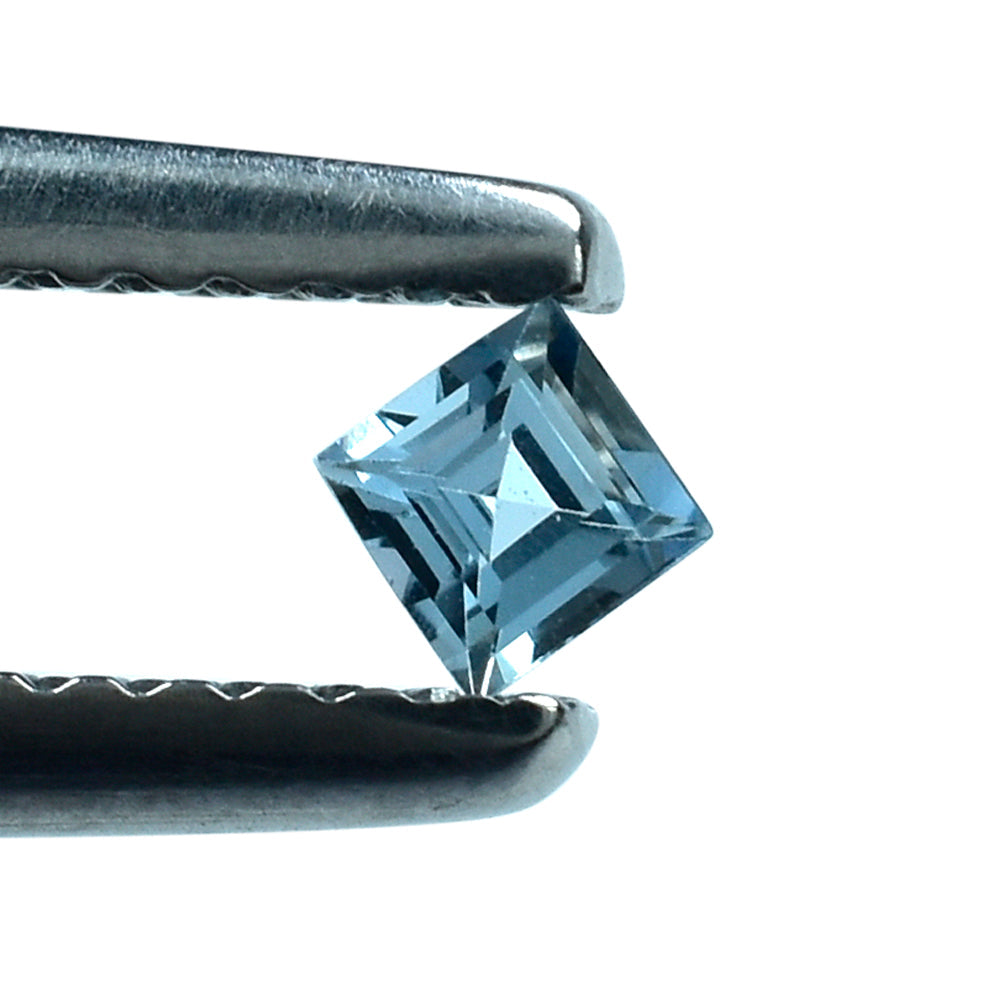 AQUAMARINE CUT SQUARE (A++) 2.50MM 0.09 Cts.
