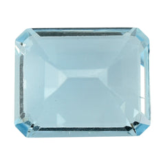 AQUAMARINE CUT OCTAGON (A++/SI) 10X8MM 3.06 Cts.
