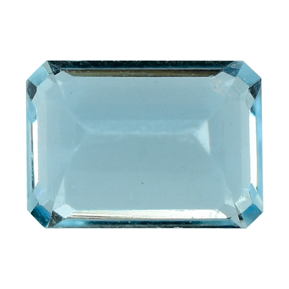 AQUAMARINE CUT OCTAGON (A++) 7X5MM 0.93 Cts.