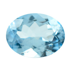 AQUAMARINE CUT OVAL (A++) (SI) 8X6MM 1.14 Cts.