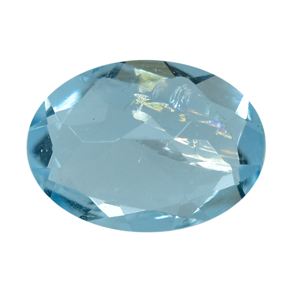 AQUAMARINE CUT OVAL (A++) (HI) 7X5MM 0.55 Cts.