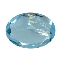 AQUAMARINE CUT OVAL (A++) (HI) 7X5MM 0.55 Cts.