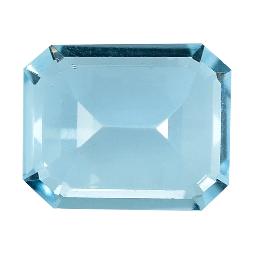 AQUAMARINE CUT OCTAGON (A++) (SI) 10X8MM 2.67 Cts.
