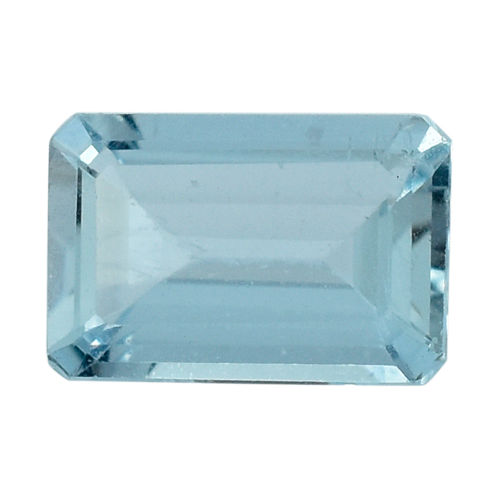 AQUAMARINE STEP CUT OCTAGON (A++) 6X4MM 0.46 Cts.