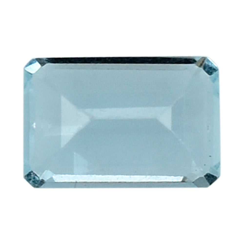 AQUAMARINE STEP CUT OCTAGON (A++) 6X4MM 0.46 Cts.