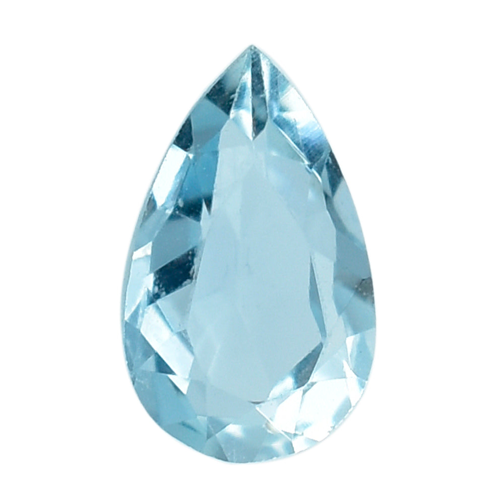 AQUAMARINE CUT PEAR (A++) (SI) 5.50X3MM 0.15 Cts.
