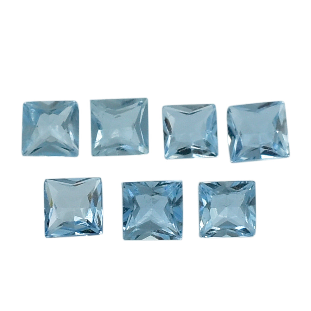 AQUAMARINE PRINCESS CUT SQUARE (A++) 1.75MM 0.03 Cts.