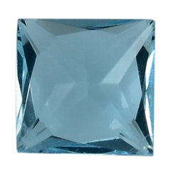 AQUAMARINE PRINCESS CUT SQUARE (A++) 4MM 0.32 Cts.