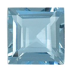 AQUAMARINE CUT SQUARE (A++) (SI) 3MM 0.14 Cts.