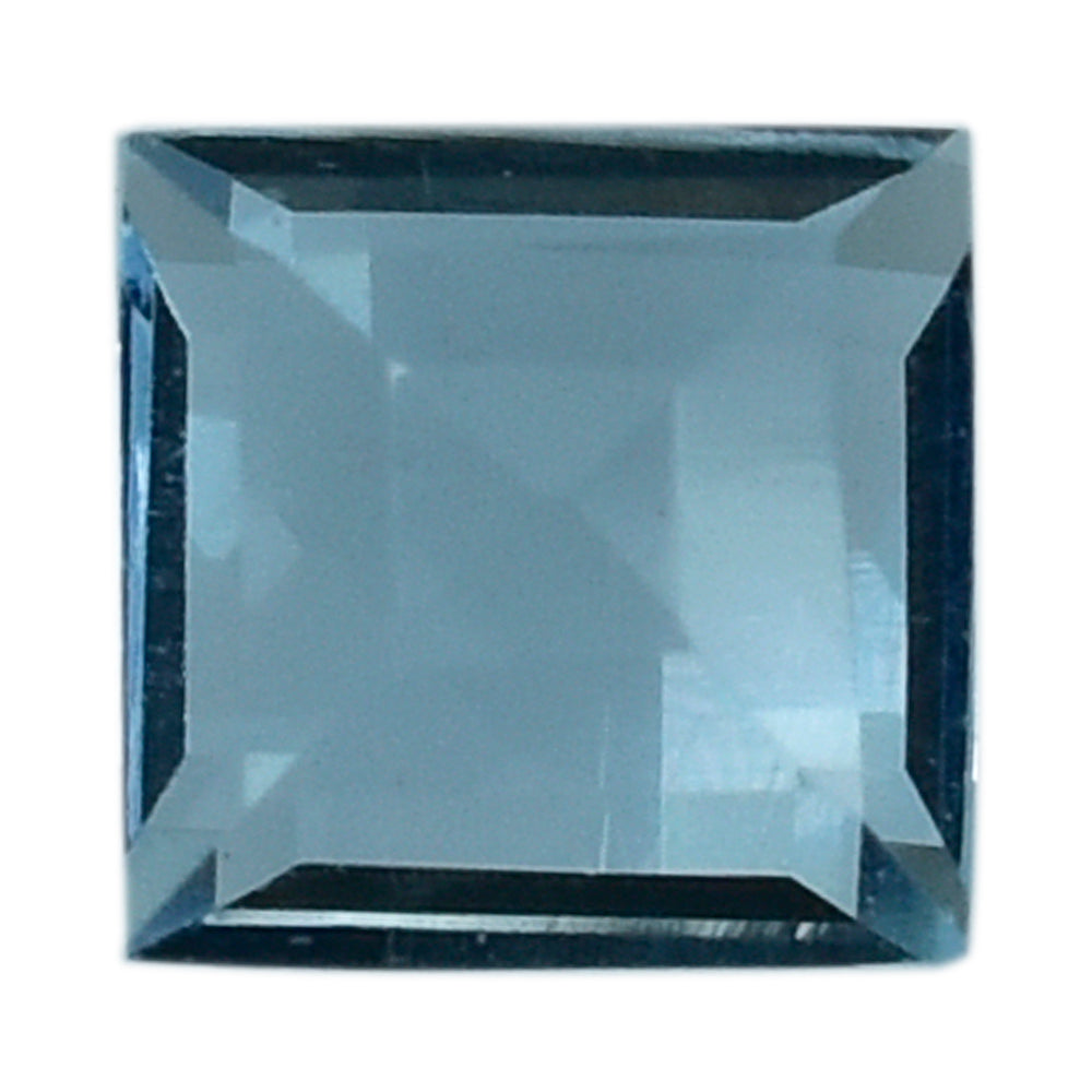 AQUAMARINE CUT SQUARE (A++) (SI) 3MM 0.14 Cts.