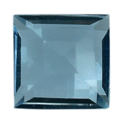 AQUAMARINE CUT SQUARE (A++) (SI) 3MM 0.14 Cts.