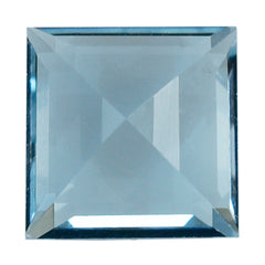 AQUAMARINE CUT SQUARE (A++) 6MM 0.95 Cts.