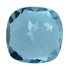 AQUAMARINE CUT CUSHION (A++) (SI) 6MM 0.8 Cts.