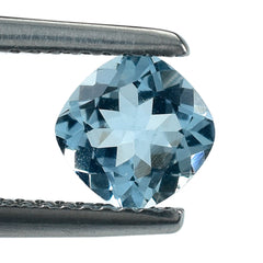AQUAMARINE CUT CUSHION (A++) (SI) 6MM 0.8 Cts.