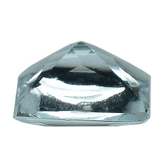 AQUAMARINE BUFFTOP PRINCESS CUT SQUARE 8MM 2.15 Cts.
