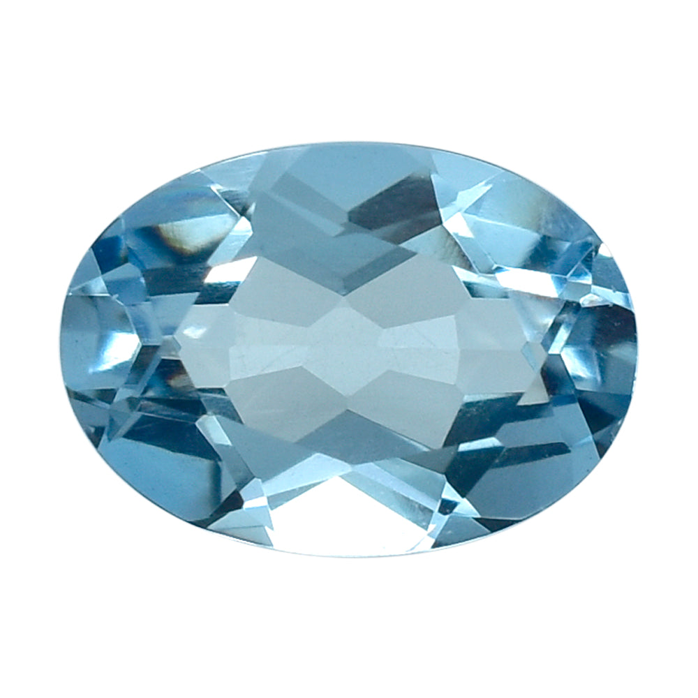 AQUAMARINE CUT OVAL (A+++) 7X5MM 0.35 Cts.