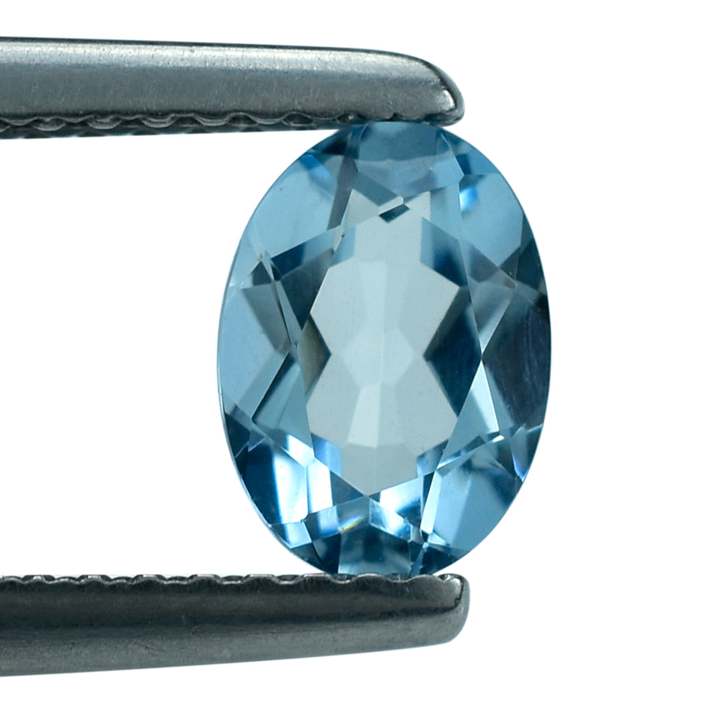 AQUAMARINE CUT OVAL (A+++) 7X5MM 0.35 Cts.