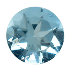 AQUAMARINE CUT ROUND (A+) (SI) 3.60MM 0.15 Cts.