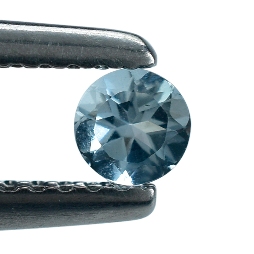 AQUAMARINE CUT ROUND (A+) (SI) 3.60MM 0.15 Cts.