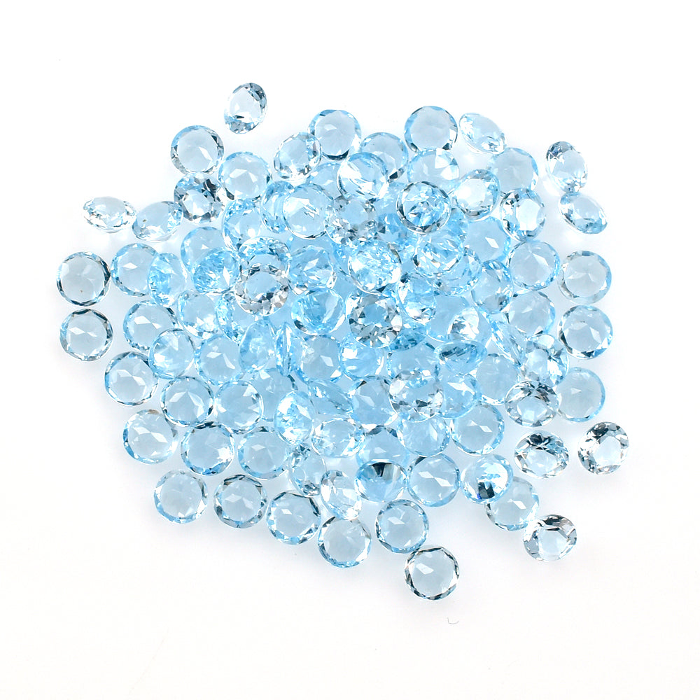 AQUAMARINE CUT ROUND (A+) (SI) 3.60MM 0.15 Cts.