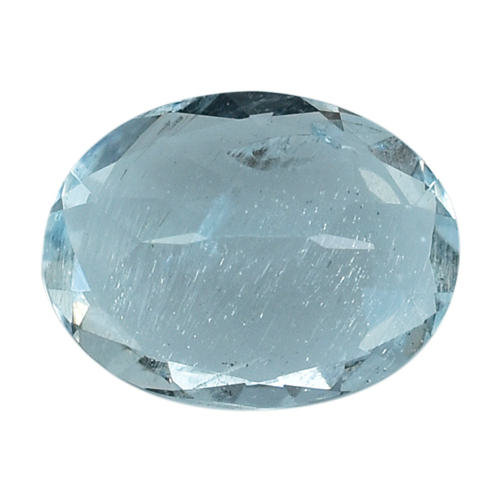 AQUAMARINE CUT OVAL A+/HI 8X6MM 1.15 Cts.