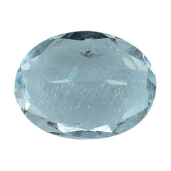 AQUAMARINE CUT OVAL A+/HI 8X6MM 1.15 Cts.