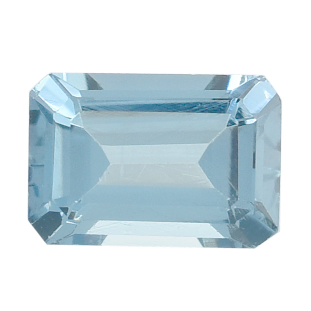AQUAMARINE CUT OCTAGON 6X4MM 0.54 Cts.