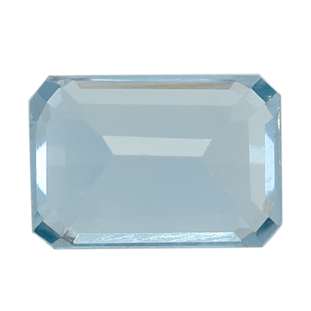 AQUAMARINE CUT OCTAGON 6X4MM 0.54 Cts.