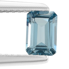 AQUAMARINE CUT OCTAGON 6X4MM 0.54 Cts.