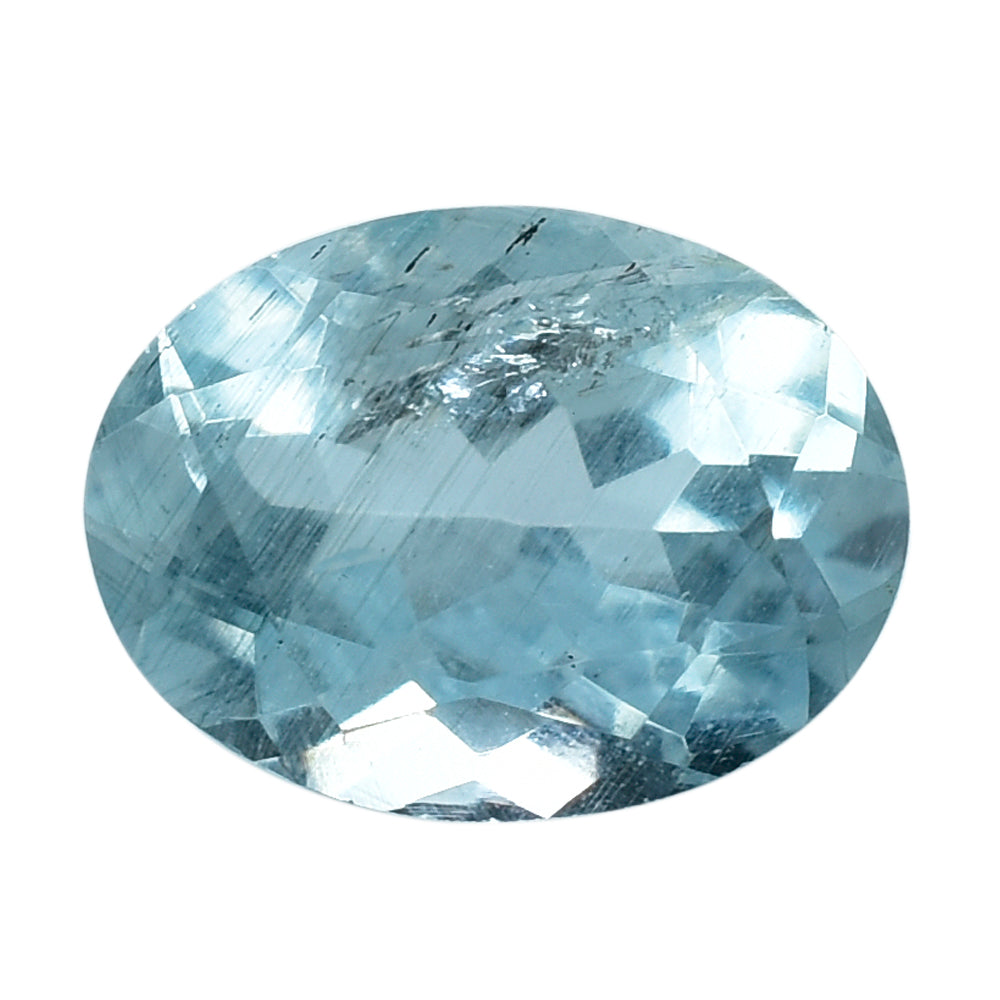 AQUAMARINE CUT OVAL (A) (HI) 8X6MM 1.15 Cts.