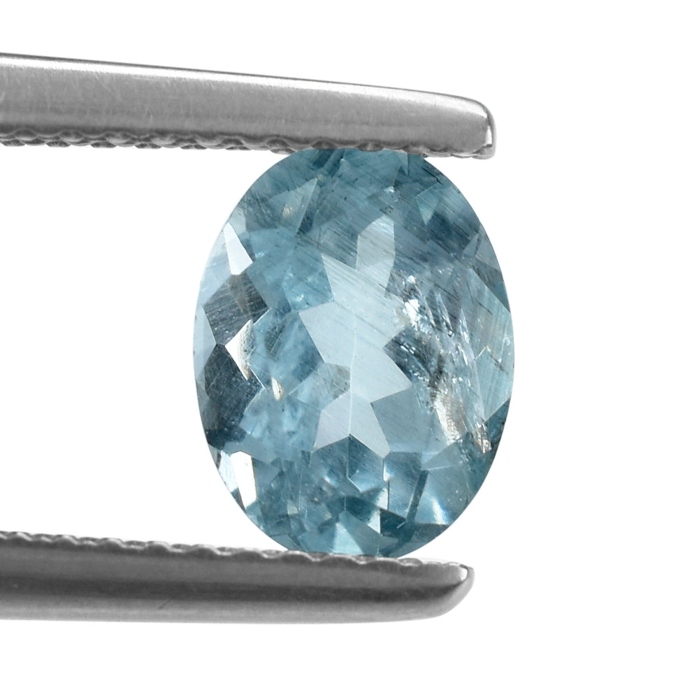 AQUAMARINE CUT OVAL (A) (HI) 8X6MM 1.15 Cts.