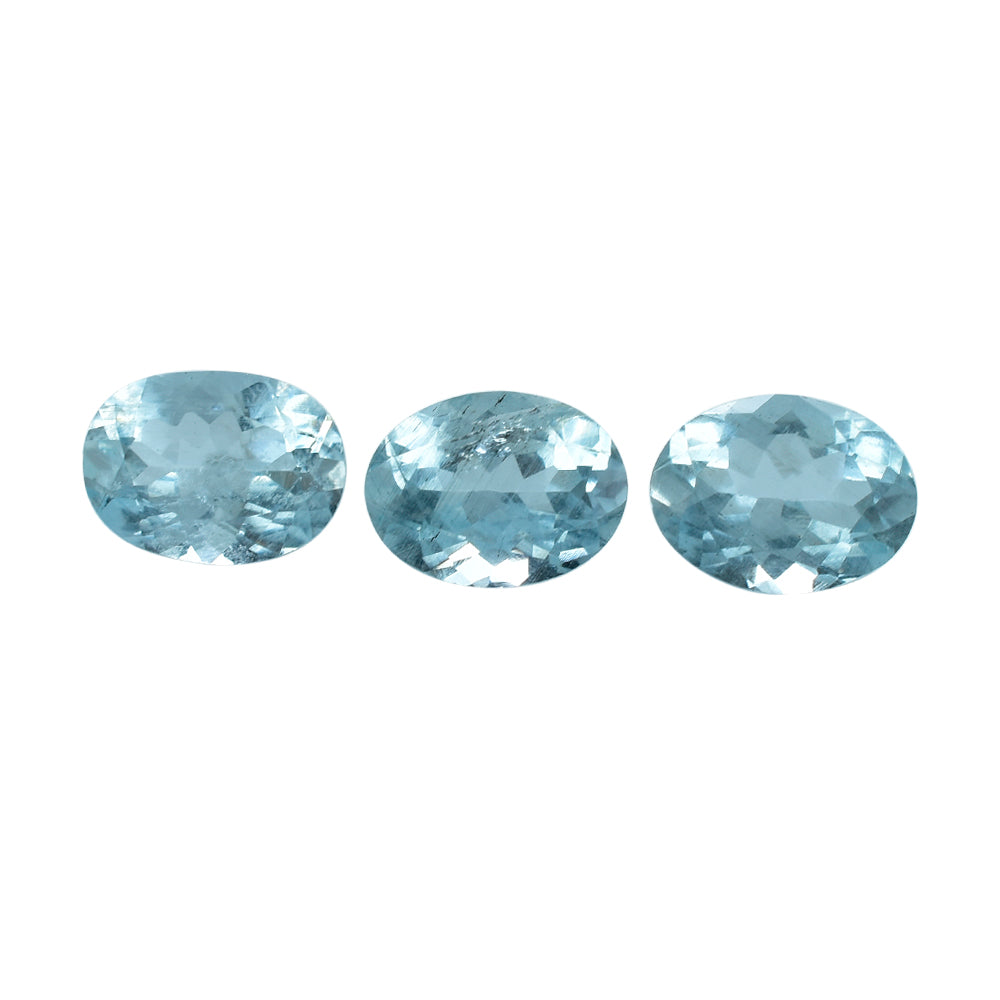 AQUAMARINE CUT OVAL (A) (HI) 8X6MM 1.15 Cts.