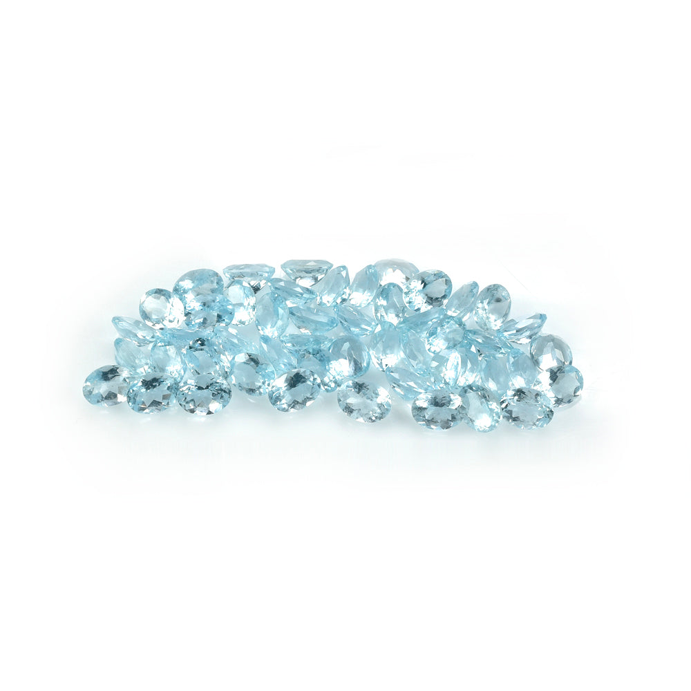 AQUAMARINE CUT OVAL (A) (HI) 8X6MM 1.15 Cts.