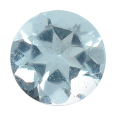 AQUAMARINE CUT ROUND (B) 2.50MM 0.05 Cts.