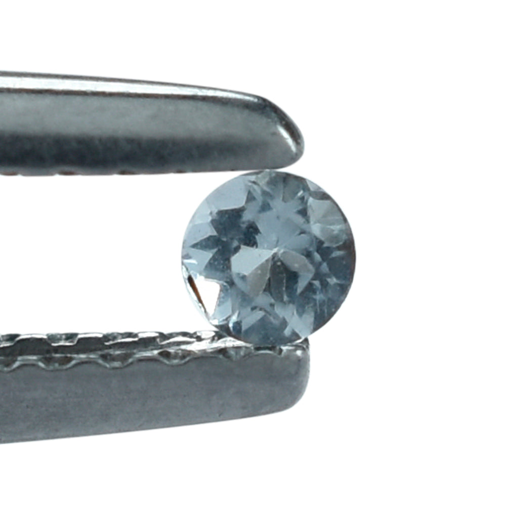 AQUAMARINE CUT ROUND (B) 2.50MM 0.05 Cts.