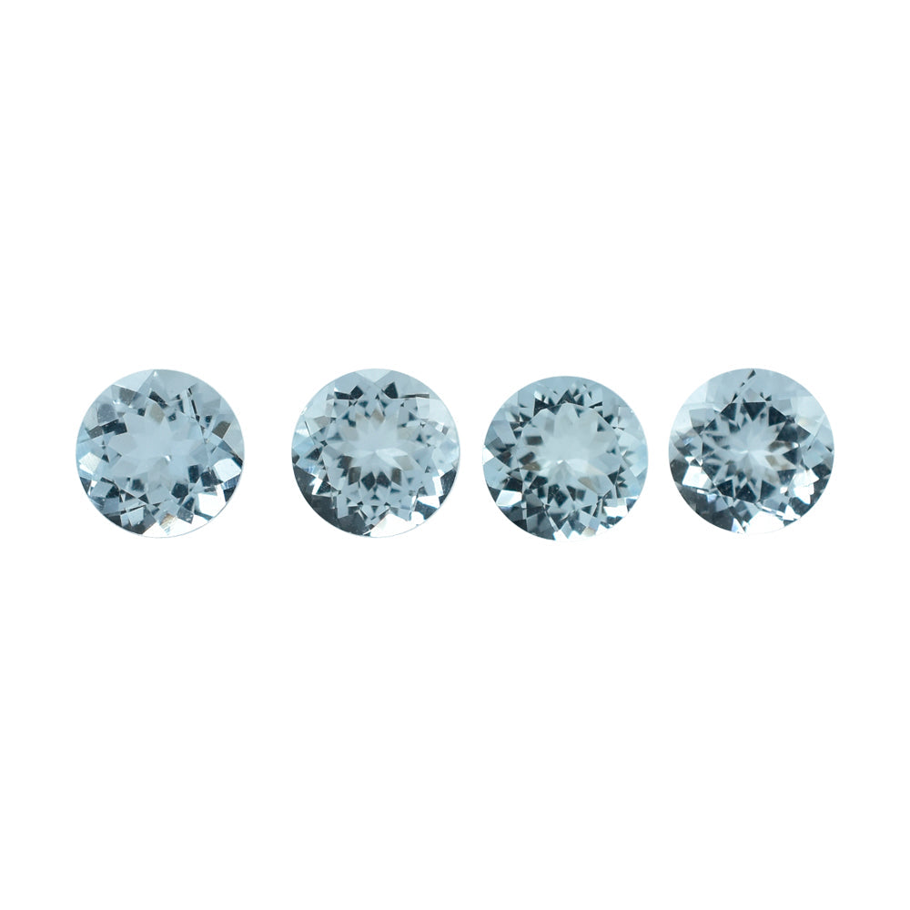 AQUAMARINE CUT ROUND (B) 8MM 1.71 Cts.