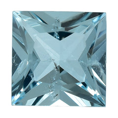 AQUAMARINE PRINCESS CUT SQUARE (A) 7MM 1.56 Cts.