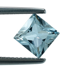 AQUAMARINE PRINCESS CUT SQUARE (A) 7MM 1.56 Cts.