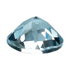 AQUAMARINE CHECEKR CUT ROUND (A) 5MM 0.39 Cts.