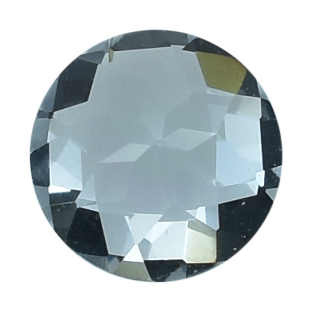 AQUAMARINE CHECEKR CUT ROUND (A) 5MM 0.39 Cts.