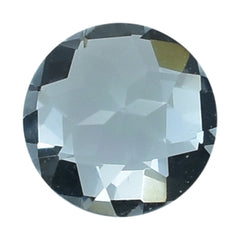 AQUAMARINE CHECEKR CUT ROUND (A) 5MM 0.39 Cts.