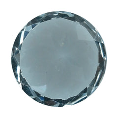 AQUAMARINE CUT ROUND (A) 6MM 0.82 Cts.