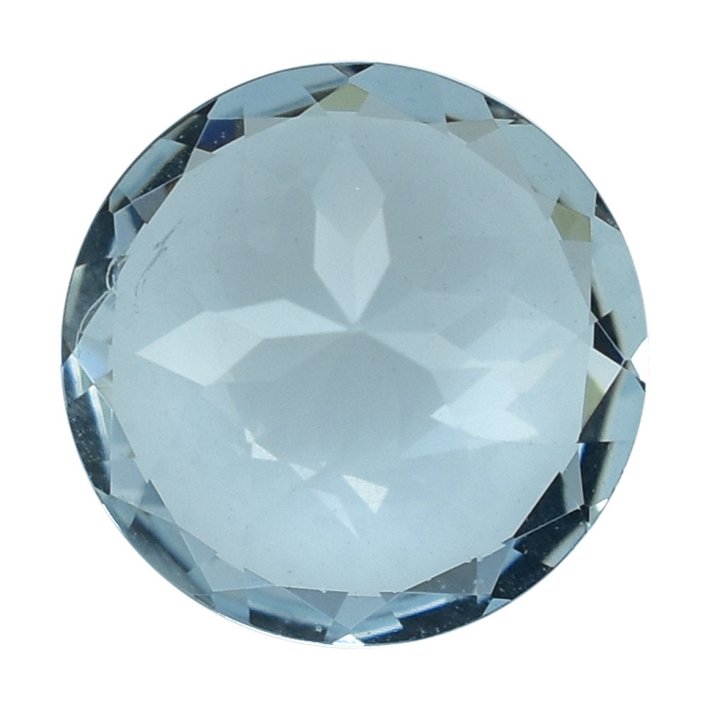 AQUAMARINE CUT ROUND (A) (WINDOW) 9MM 2.10 Cts.