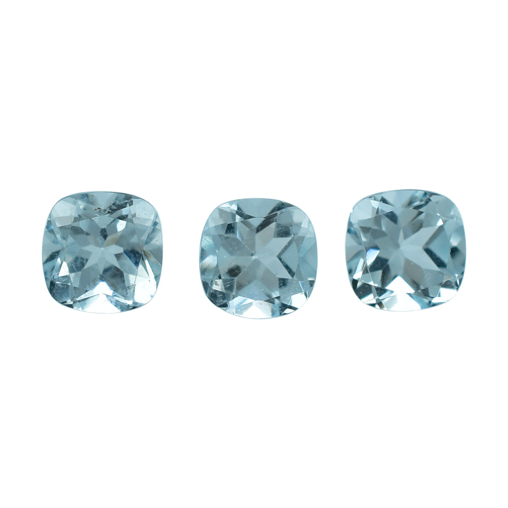 AQUAMARINE CUT CUSHION (A) 5MM 0.53 Cts.