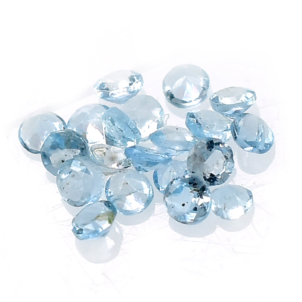 AQUAMARINE CUT ROUND (A++) 0.80MM 0.0001 Cts.