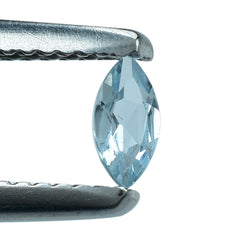 AQUAMARINE CUT MARQUISE (A++) (WINDOW) 5X2.50MM 0.14 Cts.