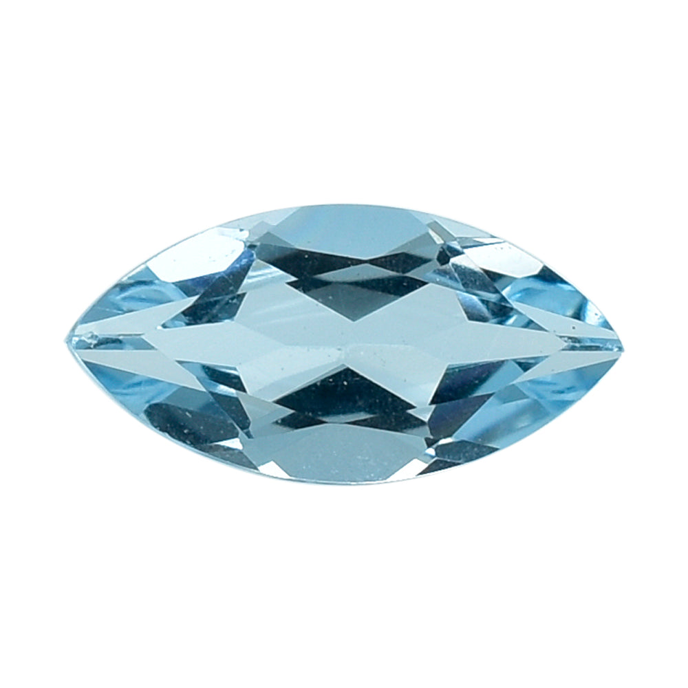 AQUAMARINE CUT MARQUISE (A++) 7X3.50MM 0.32 Cts.