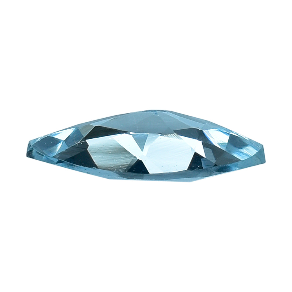 AQUAMARINE CUT MARQUISE (A++) (WINDOW) 10X5MM 0.68 Cts.