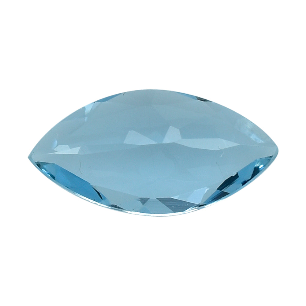AQUAMARINE CUT MARQUISE (A++) (WINDOW) 10X5MM 0.68 Cts.